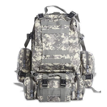 50L Multifunction  Tactical Bag Water Resistant Camouflage Backpack