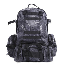 50L Multifunction  Tactical Bag Water Resistant Camouflage Backpack