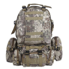 50L Multifunction  Tactical Bag Water Resistant Camouflage Backpack