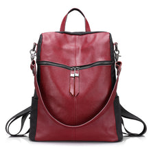 LOVEVOOK brand women backpack genuine leather