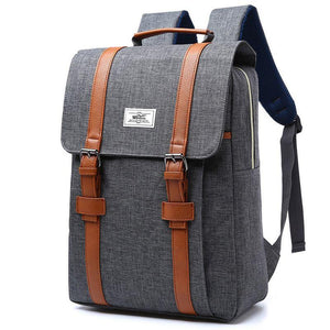 Grey Strap Backpack