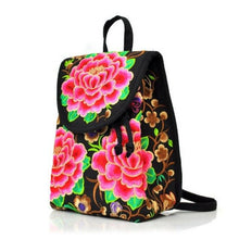 Embroidered Colorful Backpack