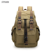 Khaki Strap Backpack