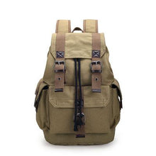 Khaki Strap Backpack