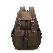 Khaki Strap Backpack