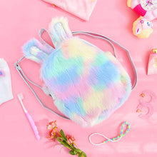 Furry Colorful Backpack