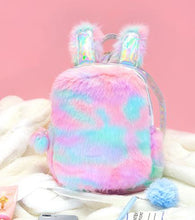 Furry Colorful Backpack
