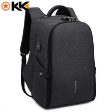 Light Grey Phone Charging Backpack