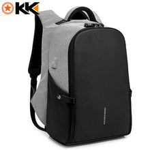Light Grey Phone Charging Backpack