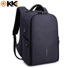 Light Grey Phone Charging Backpack